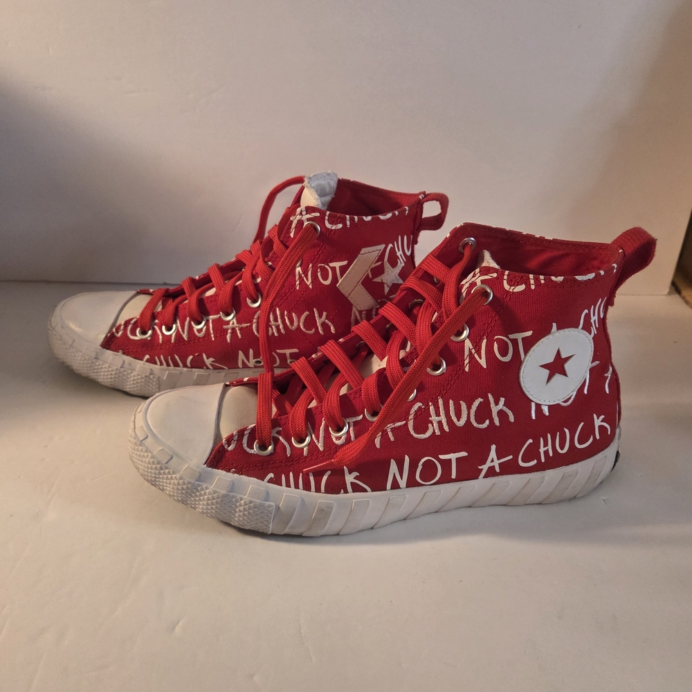 Converse Kids Red High-Top Sneakers